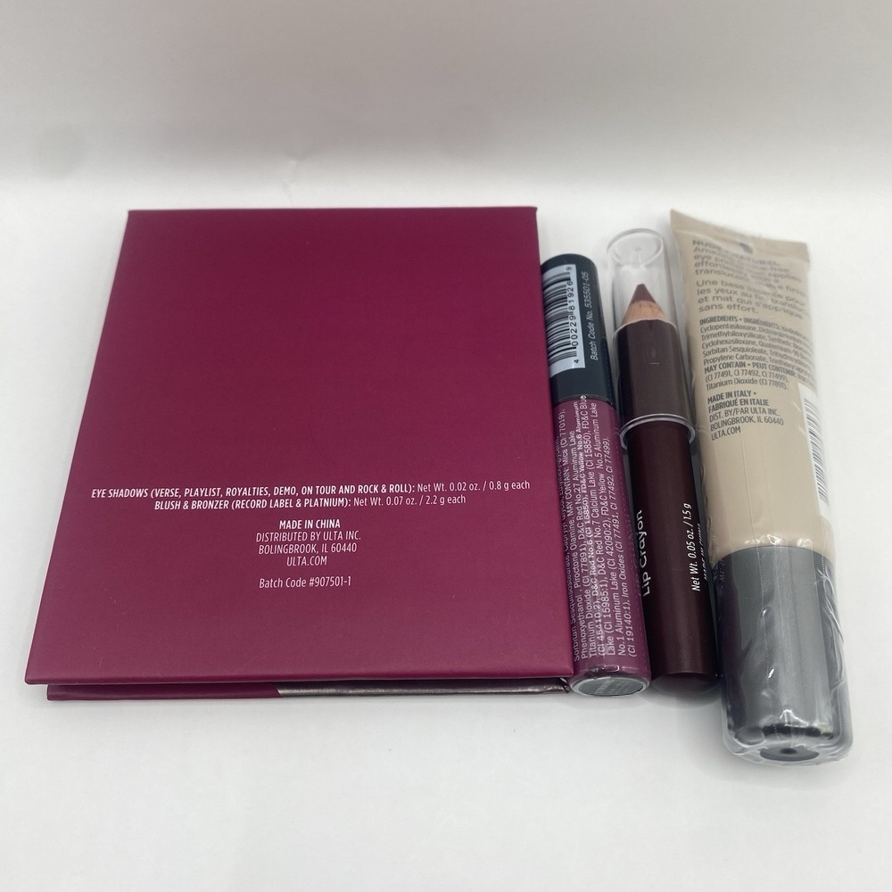 ULTA Beauty 4Pc Makeup Lot Face Palette Lip Cream Lip Crayon Eye Primer - Picture 9 of 9
